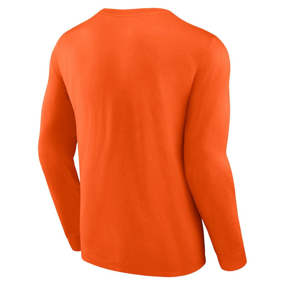 Philadelphia Flyers Fanatics Strike the Goal Long Sleeve T-Shirt Orange