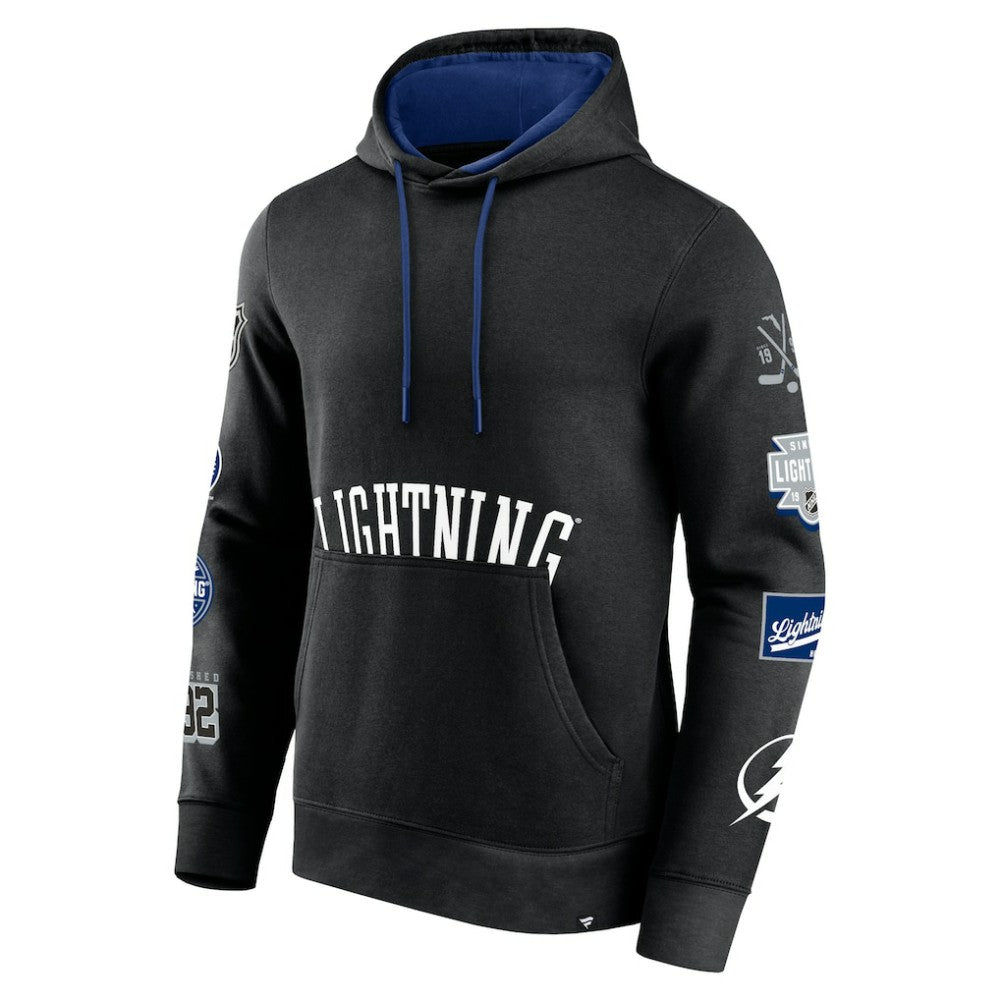 Tampa Bay Lightning Fanatics Wild Winner Pullover Hoodie Black