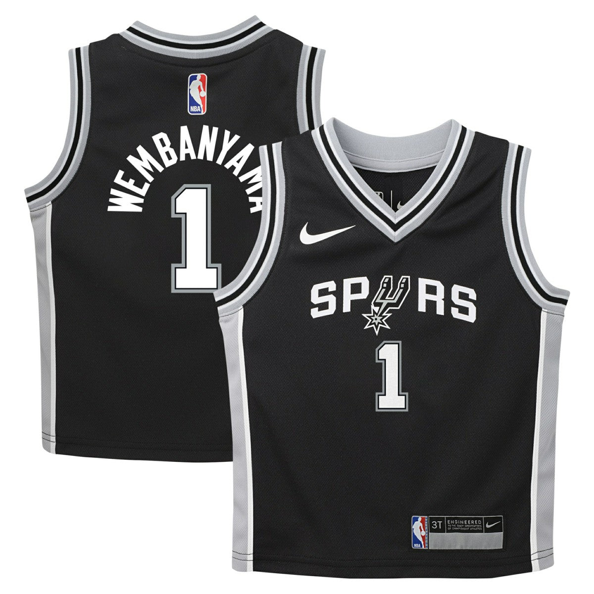 Victor Wembanyama San Antonio Spurs Preschool Swingman Player Jersey - Icon Edition - Black | Nike on sale