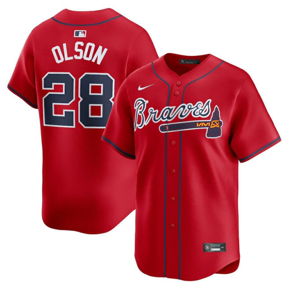 Matt Olson Atlanta Braves Alternate Limited Player Jersey - Red | Nike