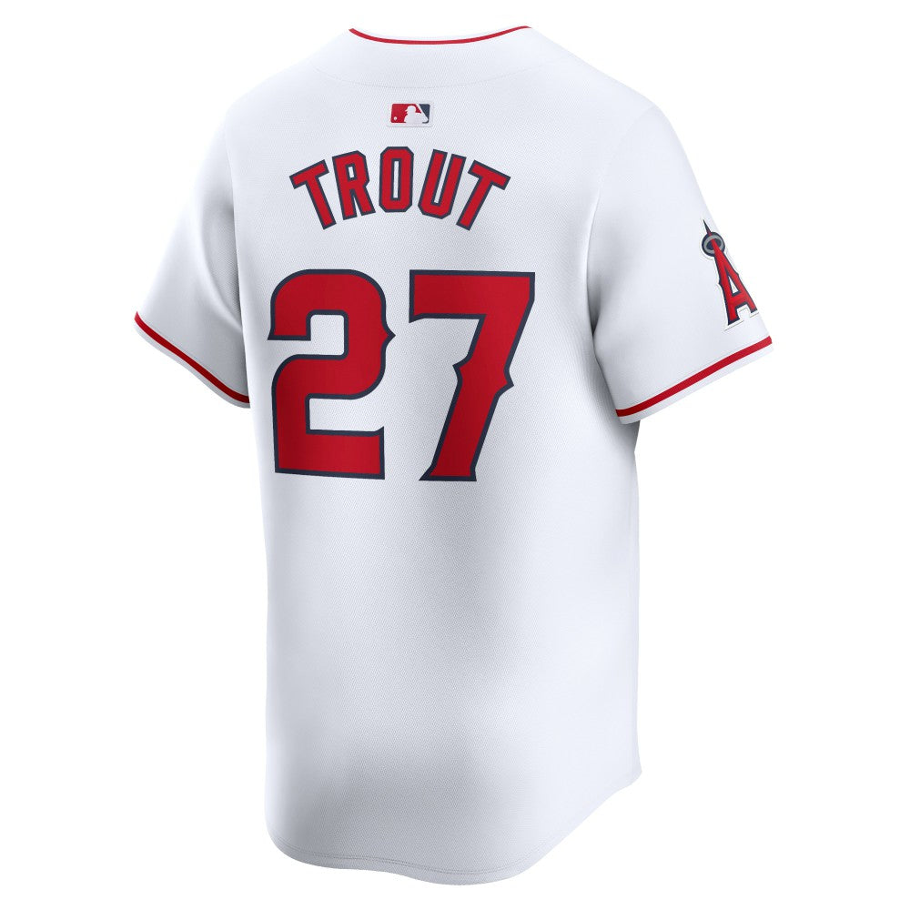Mike Trout Los Angeles Angels Home Limited Player Jersey - White | Nike