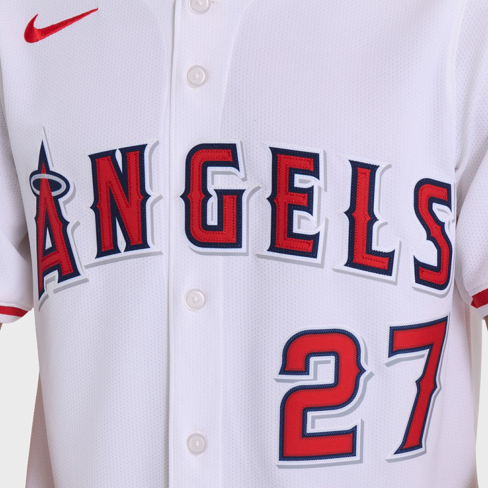 Mike Trout Los Angeles Angels Home Limited Player Jersey - White | Nike