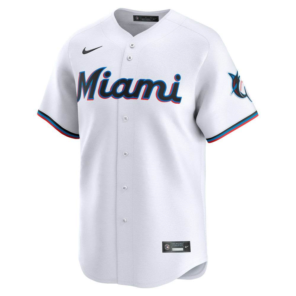 Sandy Alcantara Miami Marlins Home Limited Player Jersey - White | Nike