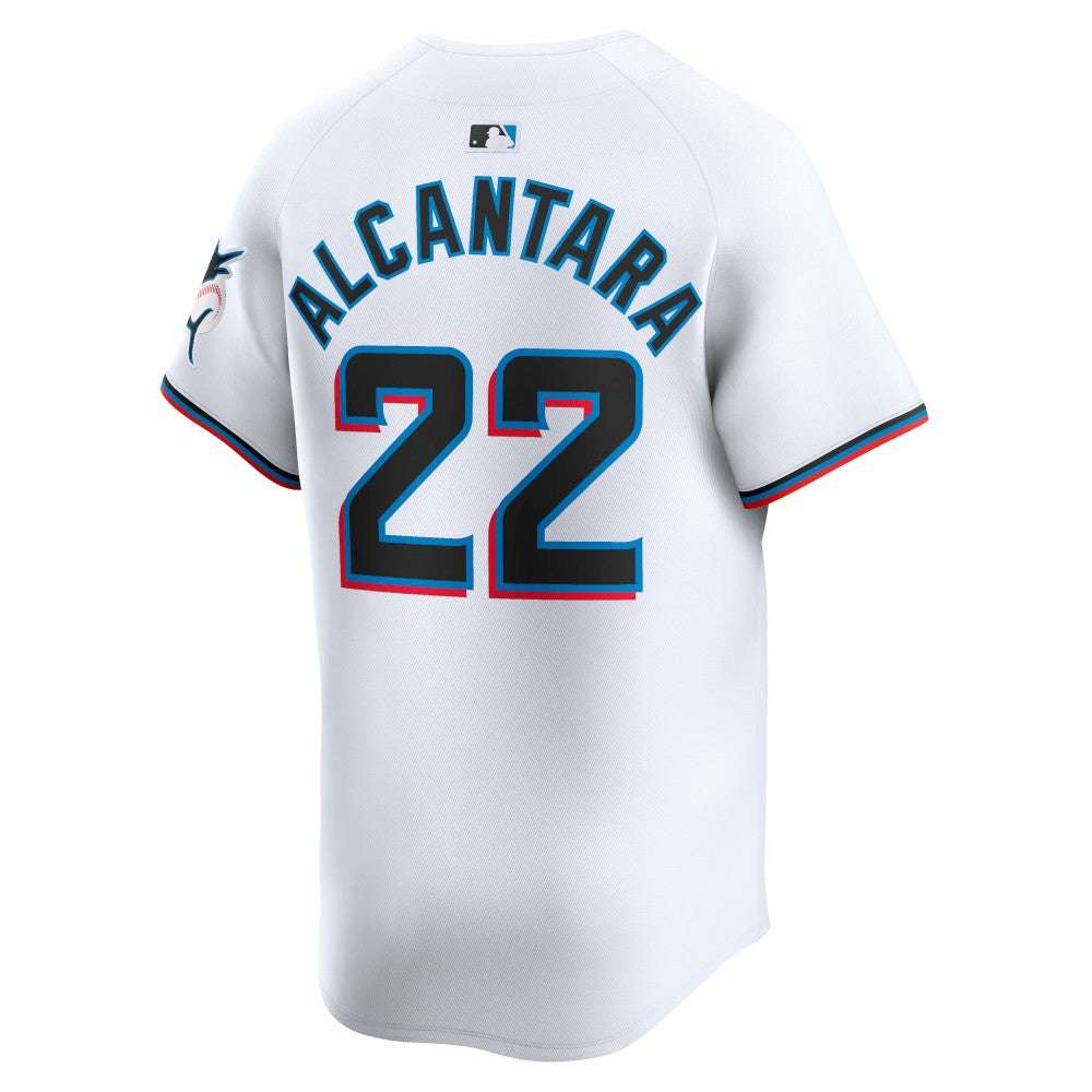 Sandy Alcantara Miami Marlins Home Limited Player Jersey - White | Nike