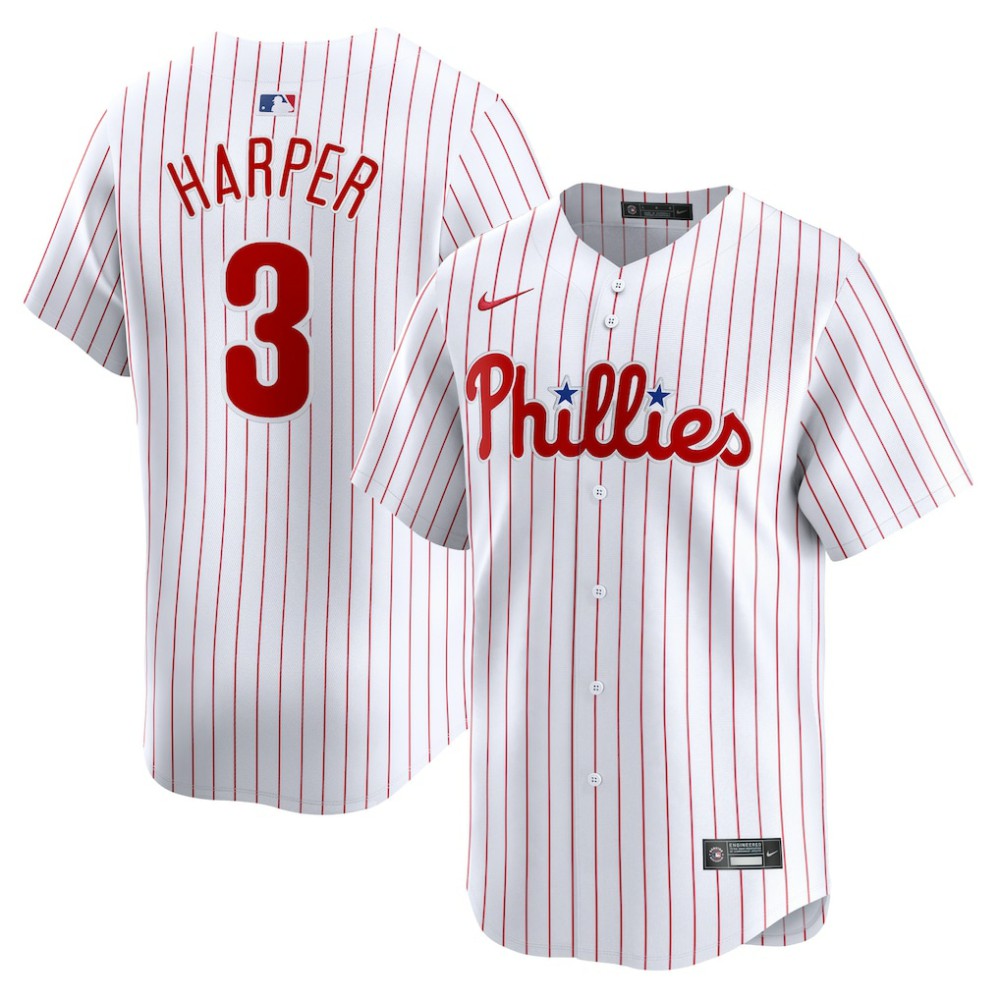 Bryce Harper Philadelphia Phillies Home Limited Player Jersey - White | Nike