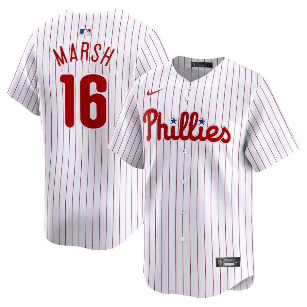 Brandon Marsh Philadelphia Phillies Home Limited Player Jersey - White | Nike