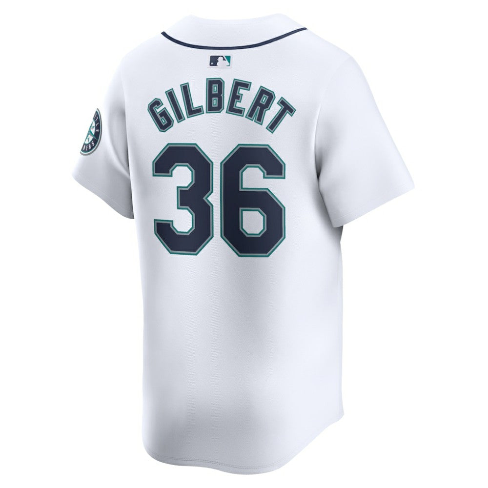 Logan Gilbert Seattle Mariners Home Limited Player Jersey - White | Nike