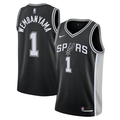 Victor Wembanyama San Antonio Spurs Youth Swingman Jersey - Icon Edition - Black | Nike for sale