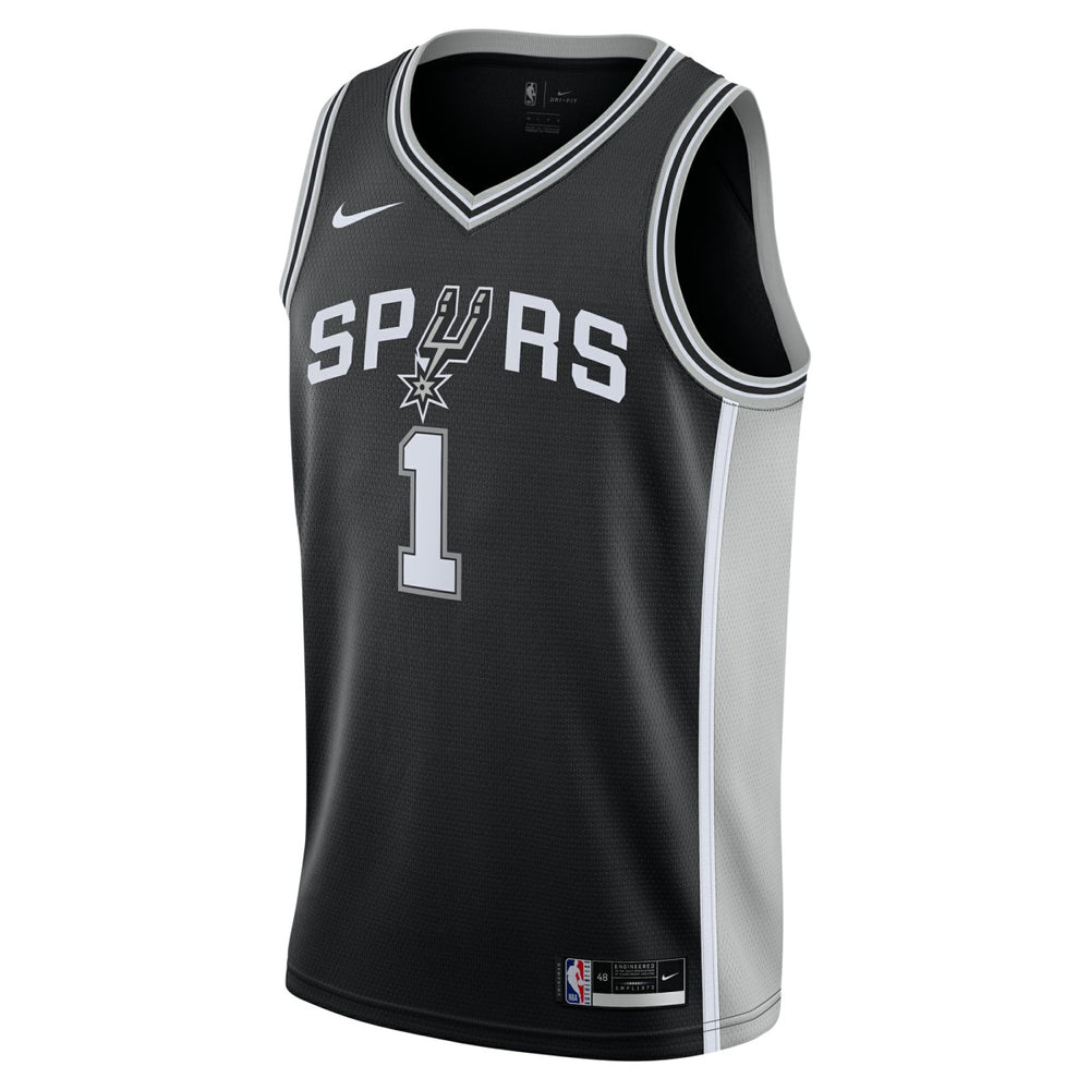 Victor Wembanyama San Antonio Spurs Youth Swingman Jersey - Icon Edition - Black | Nike for sale