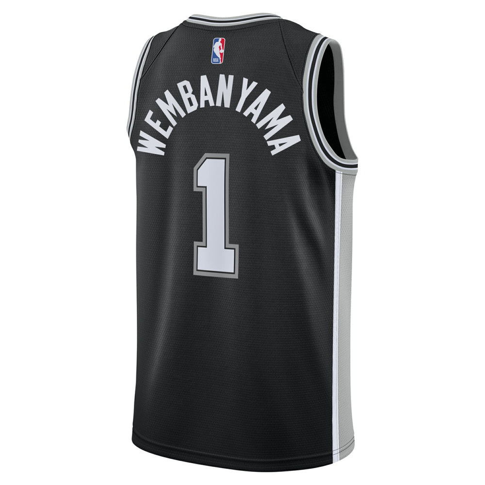 Victor Wembanyama San Antonio Spurs Youth Swingman Jersey - Icon Edition - Black | Nike for sale