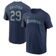 Cal Raleigh Seattle Mariners Fuse Name & Number T-Shirt - Navy | Nike