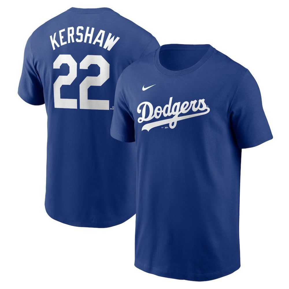 Clayton Kershaw Los Angeles Dodgers Fuse Name & Number T-Shirt - Royal | Nike