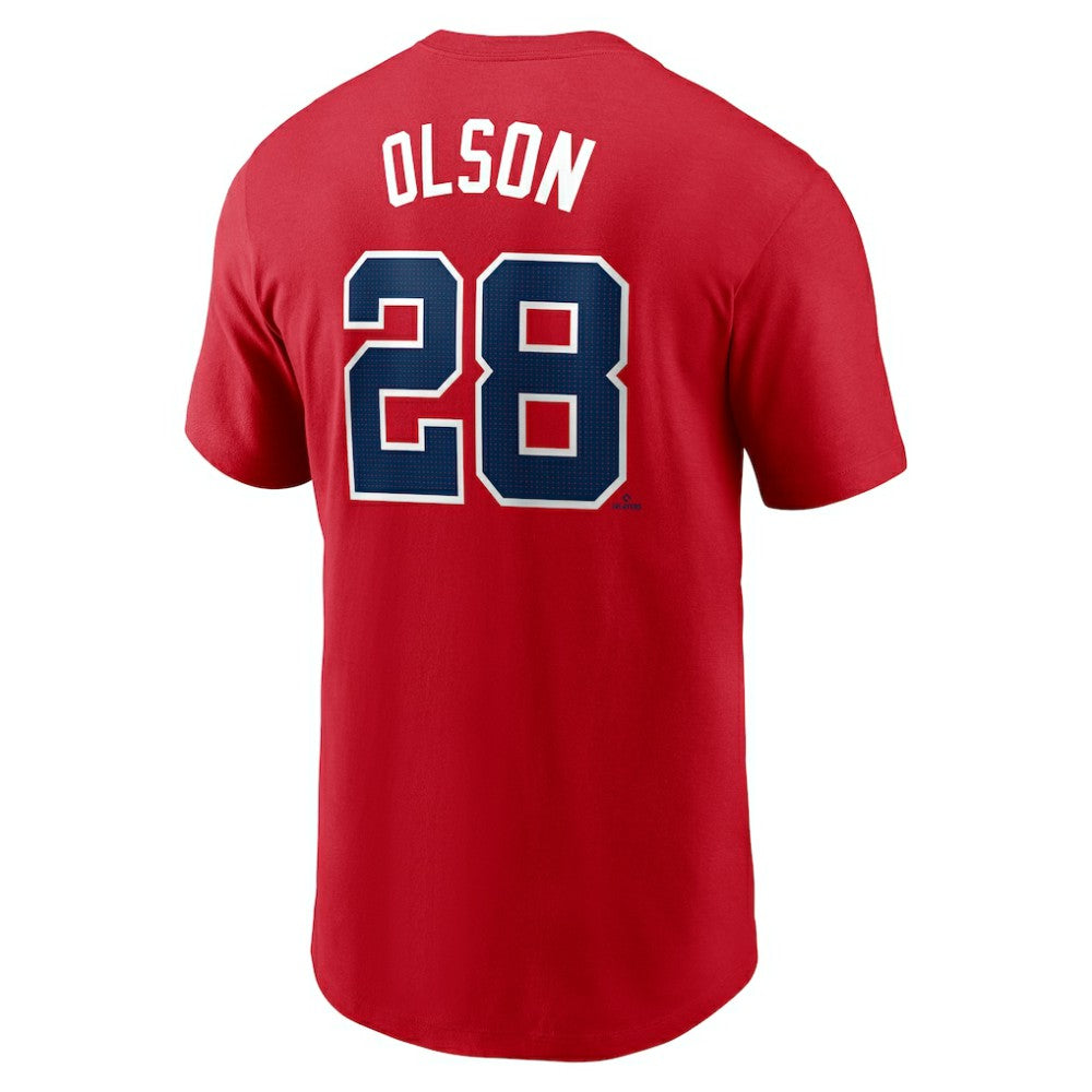 Matt Olson Atlanta Braves Fuse Name & Number T-Shirt - Red | Nike