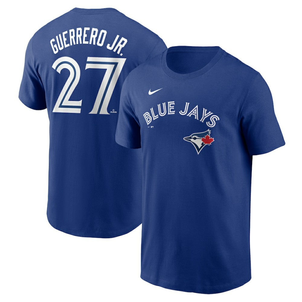 Vladimir Guerrero Jr. Toronto Blue Jays Fuse Name & Number T-Shirt - Royal | Nike