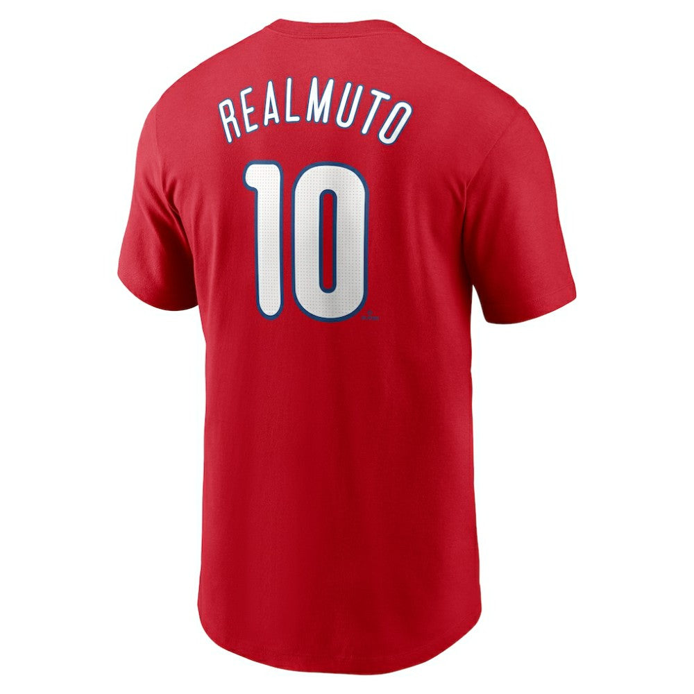 J.T. Realmuto Philadelphia Phillies Fuse Name & Number T-Shirt - Red | Nike