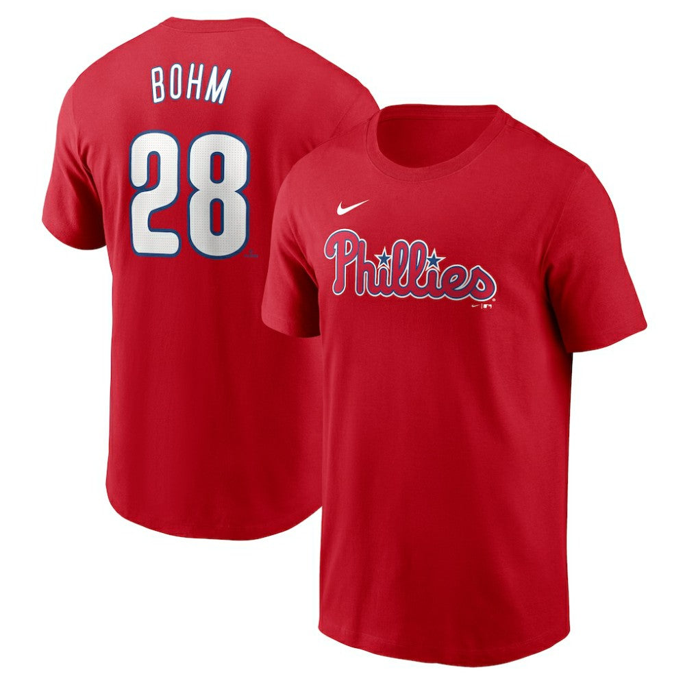 Alec Bohm Philadelphia Phillies Fuse Name & Number T-Shirt - Red | Nike