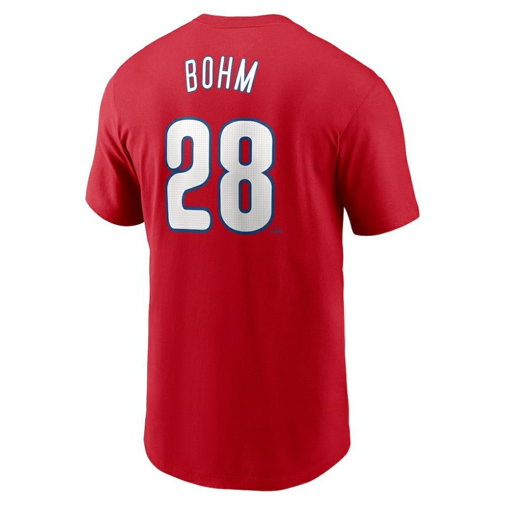 Alec Bohm Philadelphia Phillies Fuse Name & Number T-Shirt - Red | Nike
