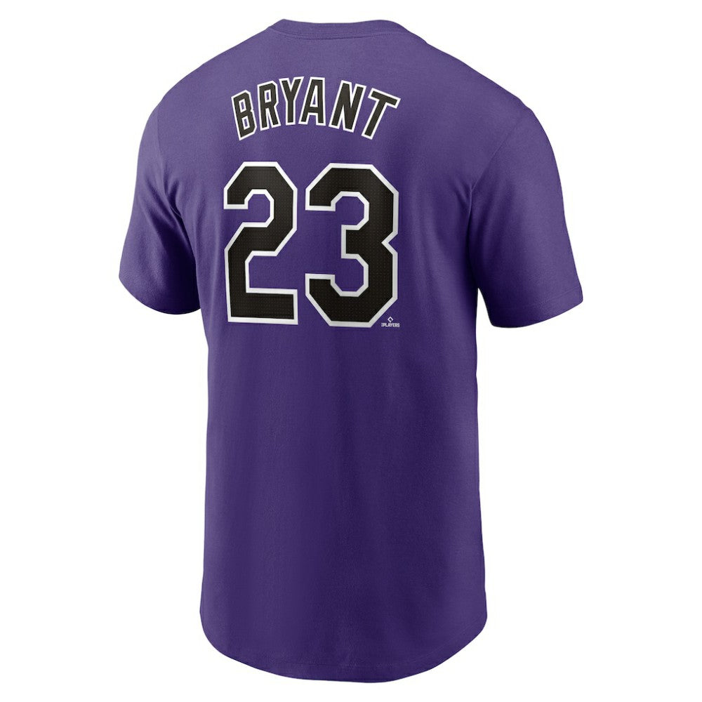 Kris Bryant Colorado Rockies Fuse Name & Number T-Shirt - Purple | Nike
