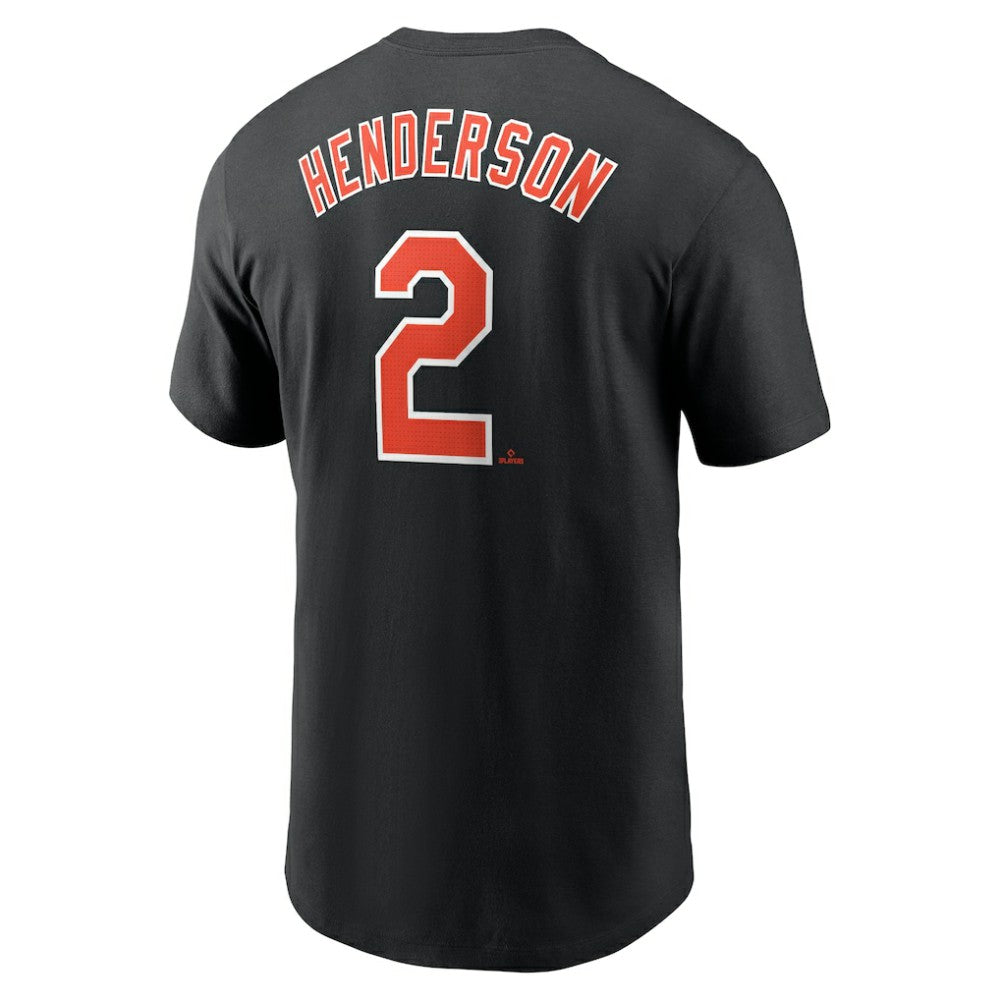 Gunnar Henderson Baltimore Orioles Fuse Name & Number T-Shirt - Black | Nike
