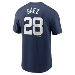 Javier Báez Detroit Tigers Fuse Name & Number T-Shirt - Navy | Nike