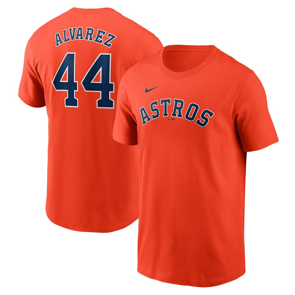 Yordan Alvarez Houston Astros Fuse Name & Number T-Shirt - Orange | Nike