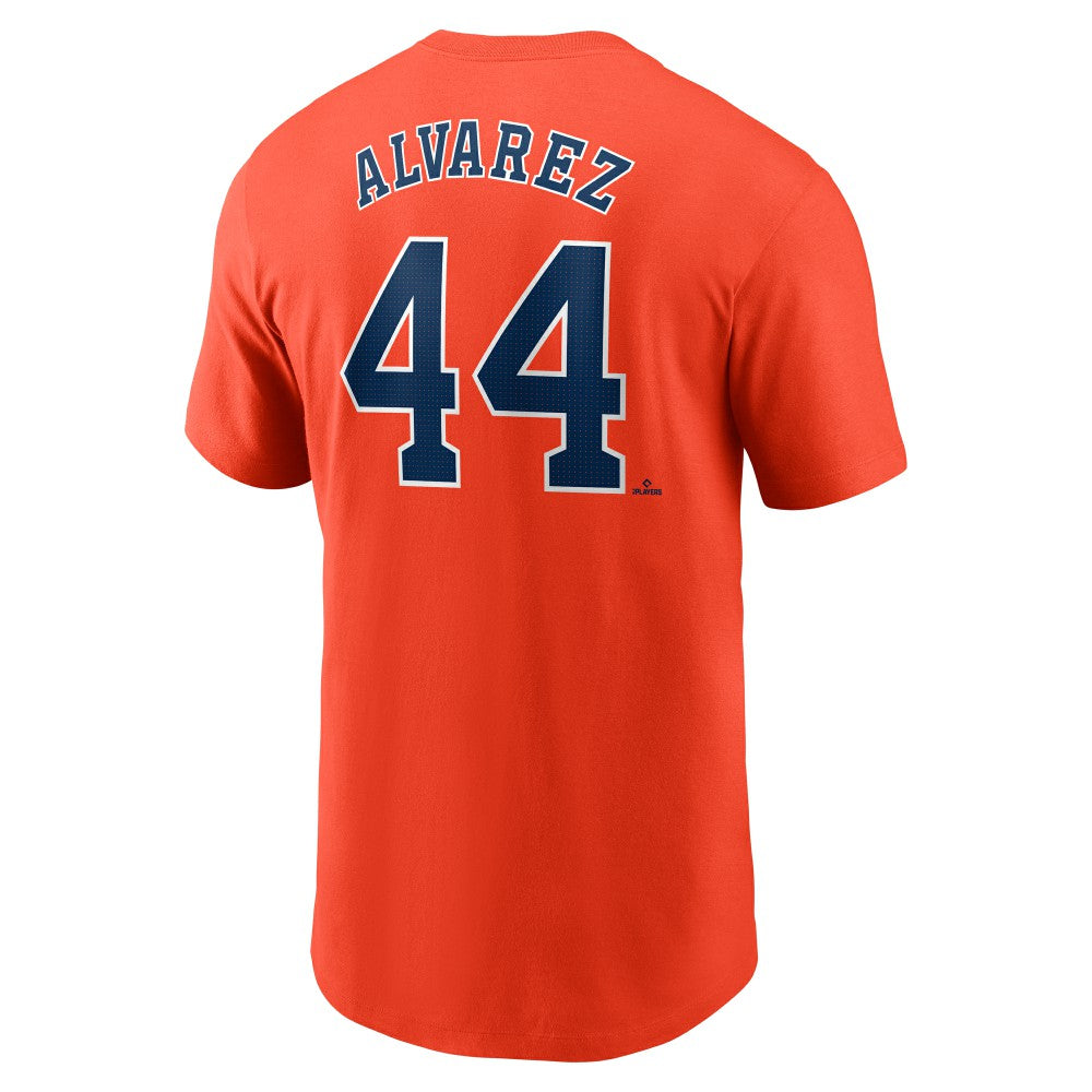 Yordan Alvarez Houston Astros Fuse Name & Number T-Shirt - Orange | Nike