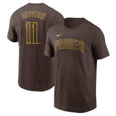 Yu Darvish San Diego Padres Fuse Name & Number T-Shirt - Brown | Nike