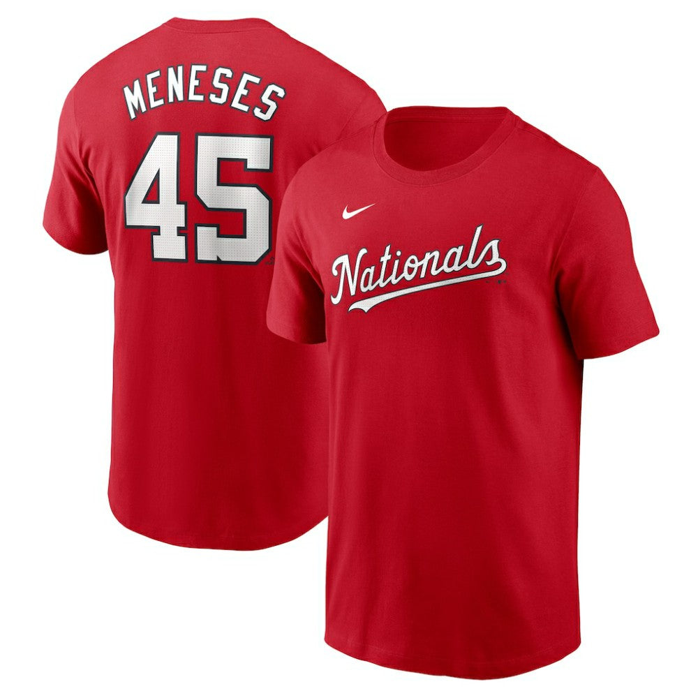 Joey Meneses Washington Nationals Fuse Name & Number T-Shirt - Red | Nike