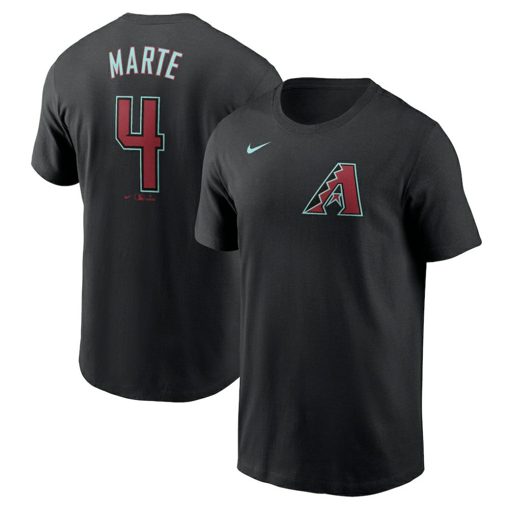 Ketel Marte Arizona Diamondbacks Fuse Name & Number T-Shirt - Black | Nike