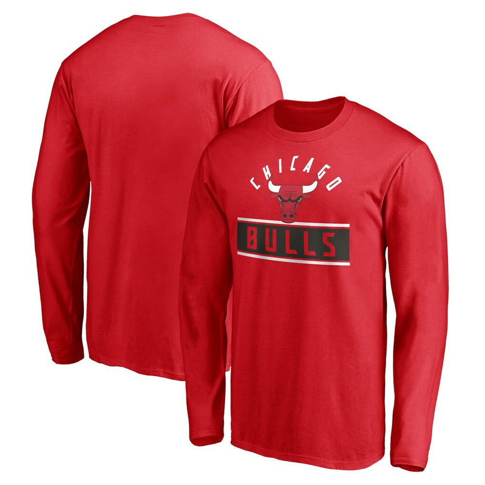 Chicago Bulls Team Arch Knockout Long Sleeve T-Shirt sale - Red cheap