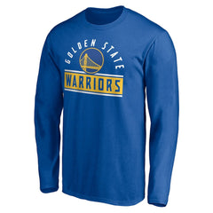Golden State Warriors Team Arch Knockout Long Sleeve T-Shirt sale - Royal on sale