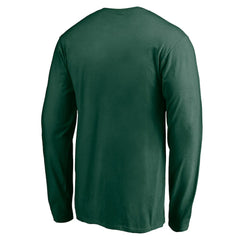 Milwaukee Bucks Team Arch Knockout Long Sleeve T-Shirt - Hunter Green shop