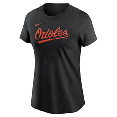 Adley Rutschman Baltimore Orioles Women's Cooperstown Collection Fuse Name & Number T-Shirt - Black | Nike