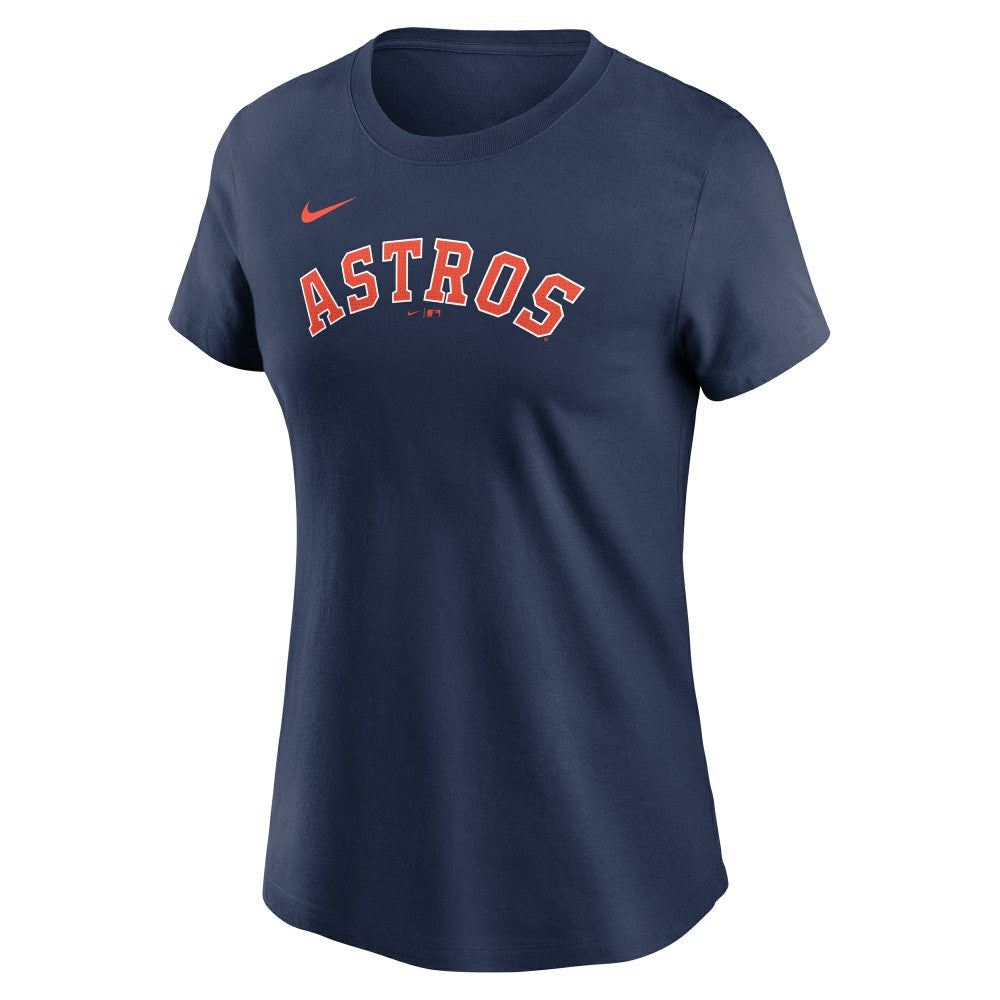 Yordan Alvarez Houston Astros Women's Cooperstown Collection Fuse Name & Number T-Shirt - Navy | Nike