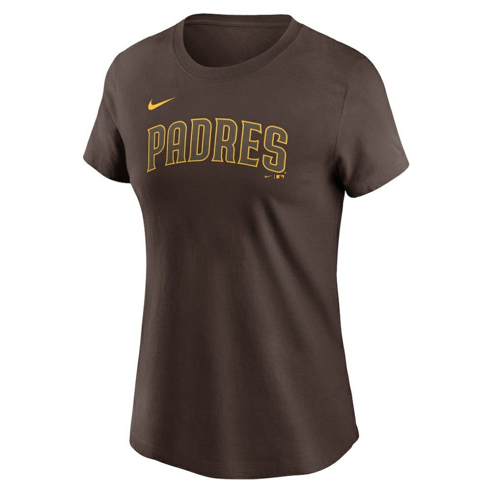 Yu Darvish San Diego Padres Women's Cooperstown Collection Fuse Name & Number T-Shirt - Brown | Nike
