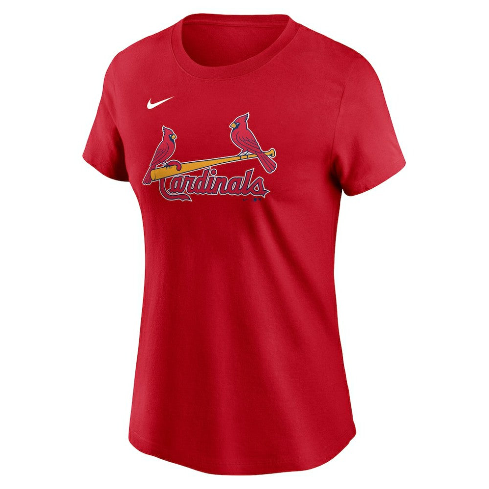 Willson Contreras St. Louis Cardinals Women's Cooperstown Collection Fuse Name & Number T-Shirt - Red | Nike