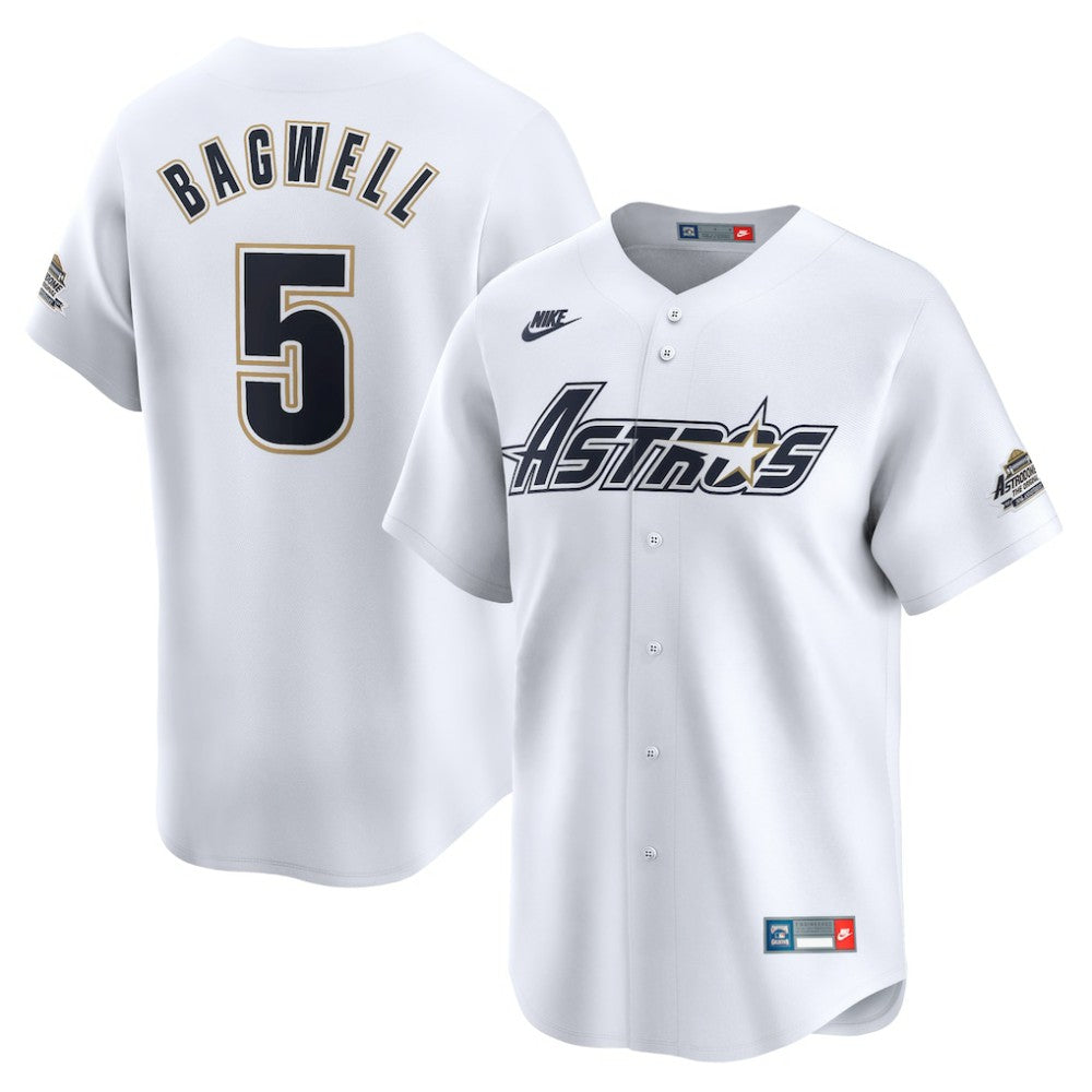 Jeff Bagwell Houston Astros Throwback Cooperstown Collection Limited Jersey - White | Nike