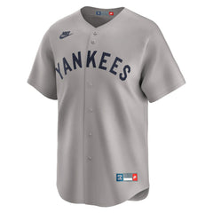 Mickey Mantle New York Yankees Throwback Cooperstown Collection Limited Jersey - Gray | Nike