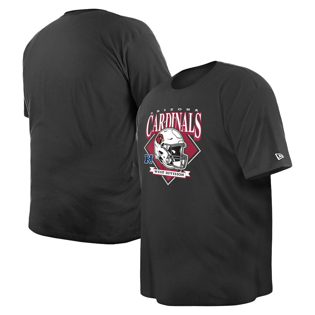 Arizona Cardinals New Era Big & Tall Helmet T-Shirt - Black sale