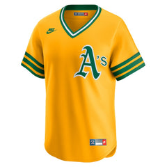 Athletics Cooperstown Collection Limited Jersey - Gold | Nike