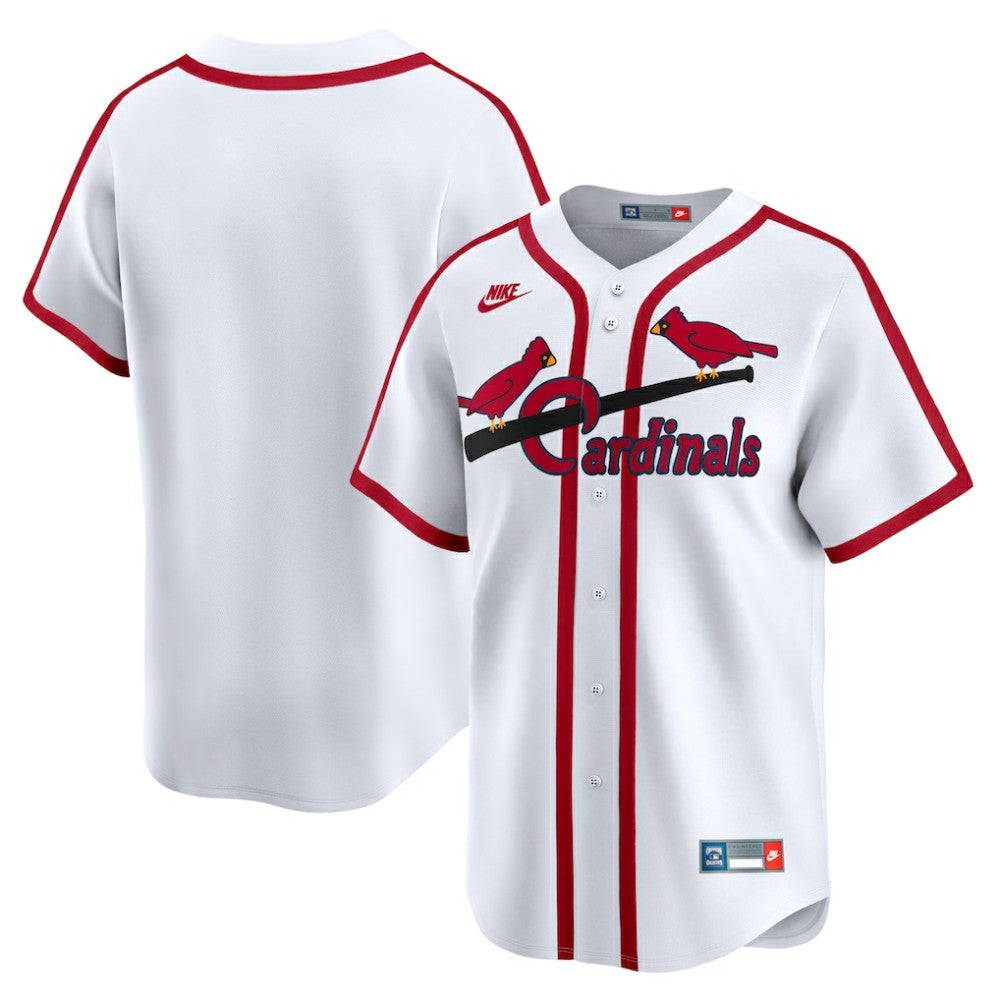 St. Louis Cardinals Cooperstown Collection Limited Jersey - White | Nike