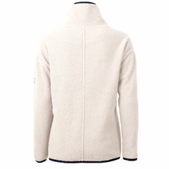 Kansas City Royals Cutter & Buck Women's City Connect Cascade Eco Sherpa Fleece Half-Zip Pullover Jacket - Oatmeal
