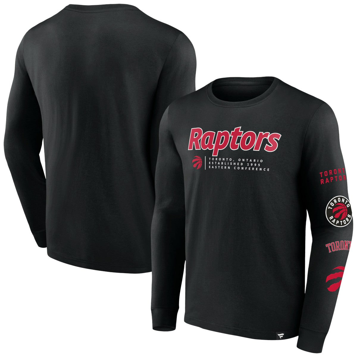 Toronto Raptors Baseline Long Sleeve T-Shirt - Black | Fanatics for sale