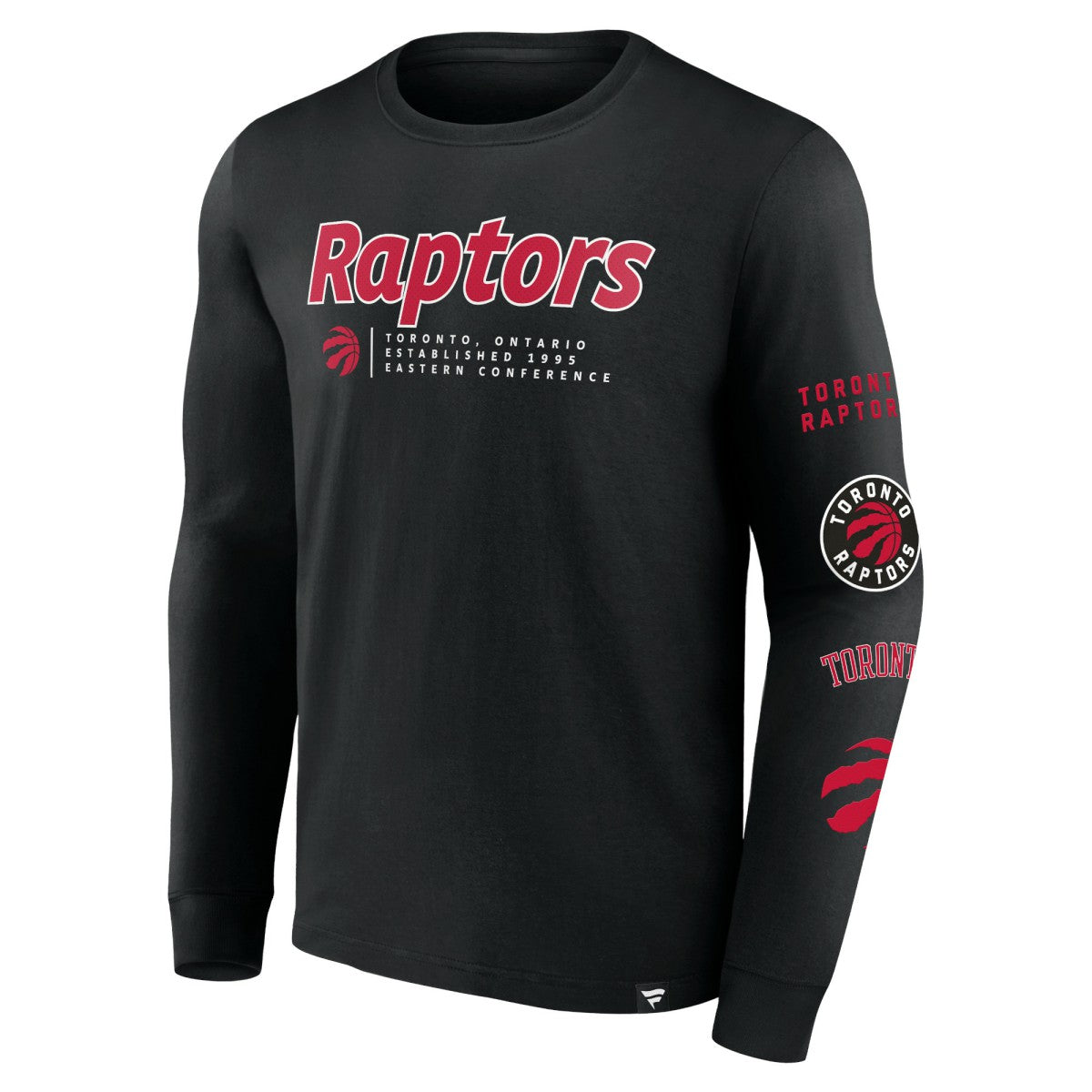 Toronto Raptors Baseline Long Sleeve T-Shirt - Black | Fanatics for sale