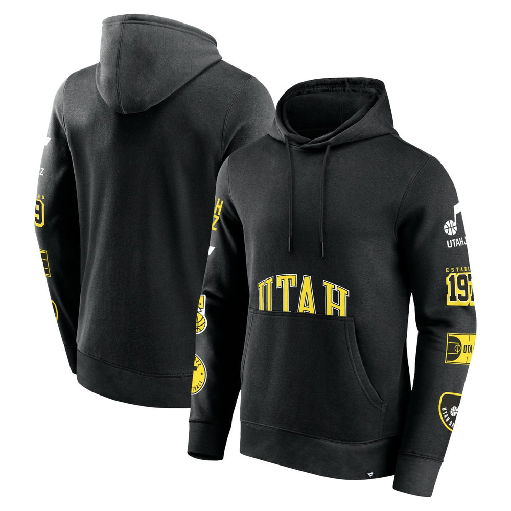 Utah Jazz Home Court Pullover Hoodie - Black | Fanatics on sale