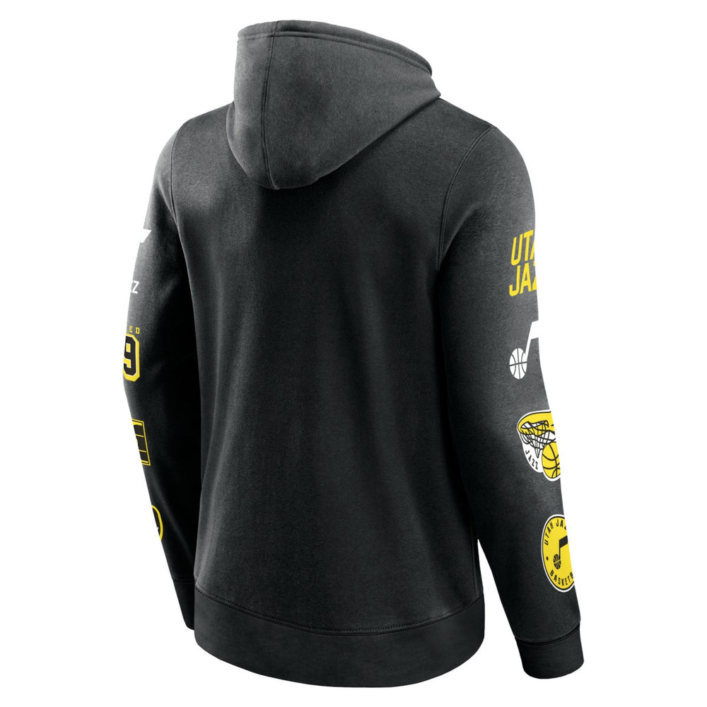 Utah Jazz Home Court Pullover Hoodie - Black | Fanatics on sale