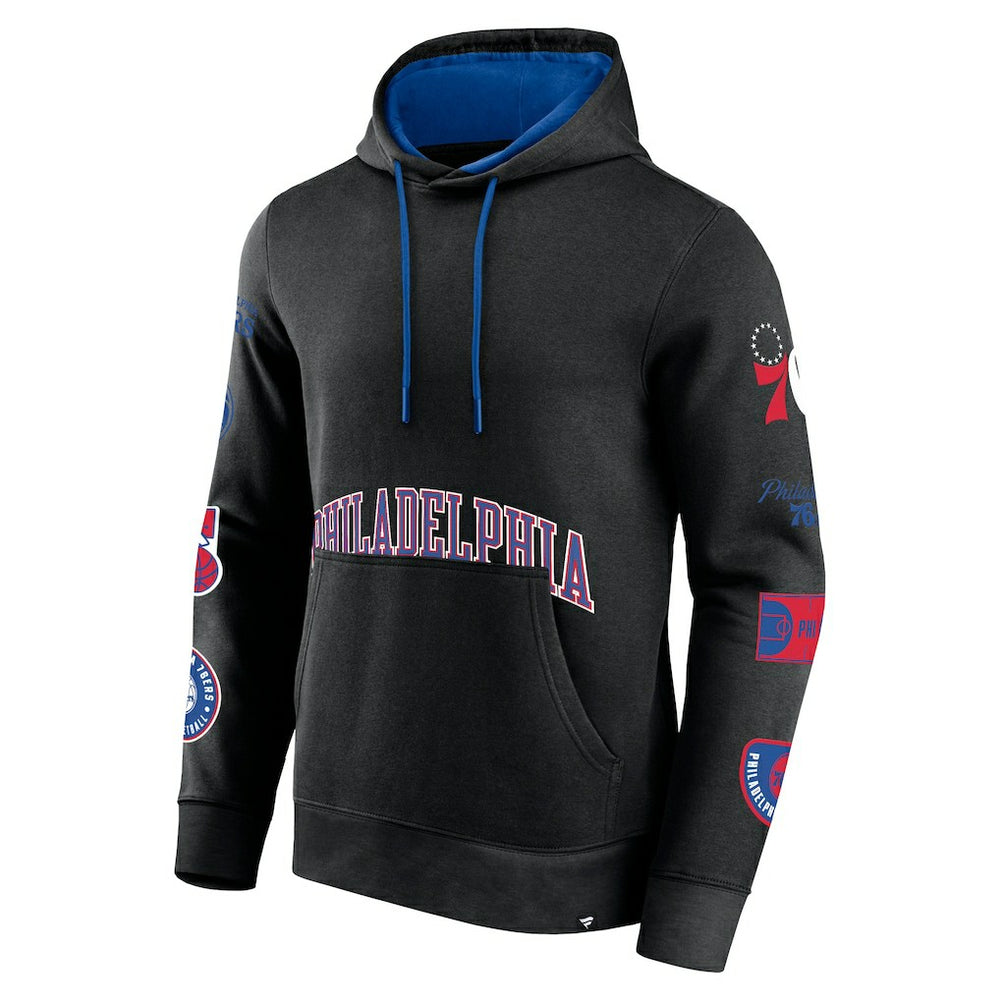 Philadelphia 76ers Home Court Pullover Hoodie - Black | Fanatics online