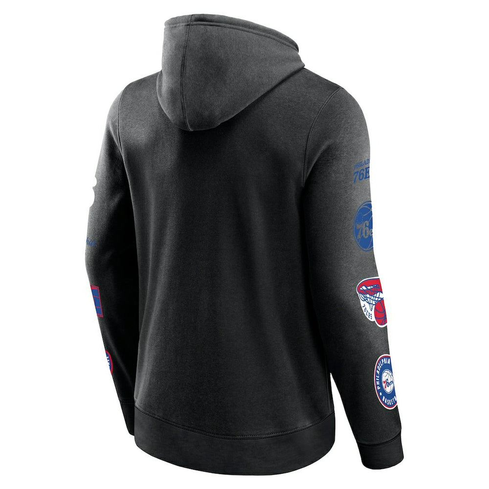 Philadelphia 76ers Home Court Pullover Hoodie - Black | Fanatics online