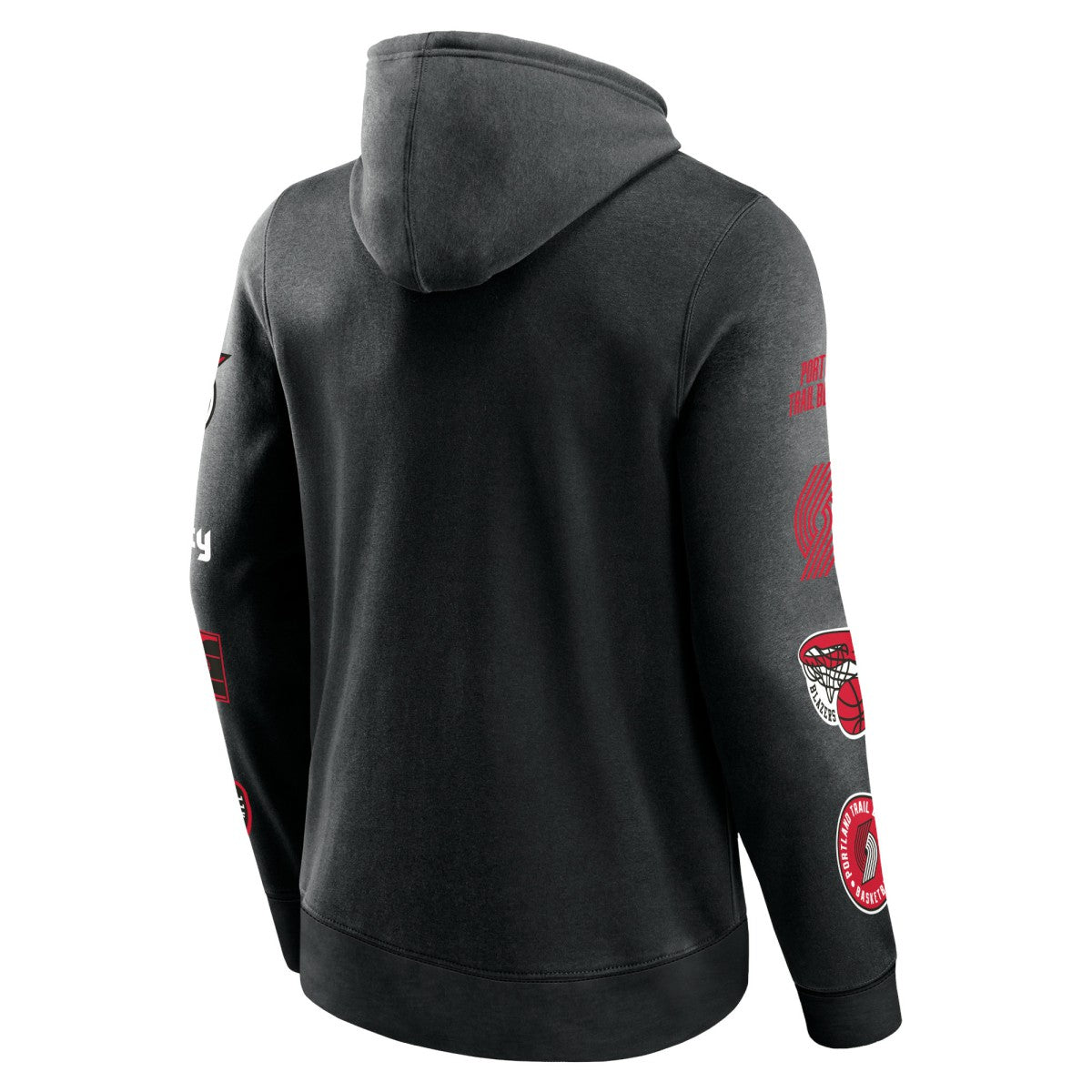 Portland Trail Blazers Home Court Pullover Hoodie - Black | Fanatics cheap