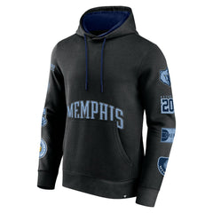 Memphis Grizzlies Home Court Pullover Hoodie - Black | Fanatics outlet